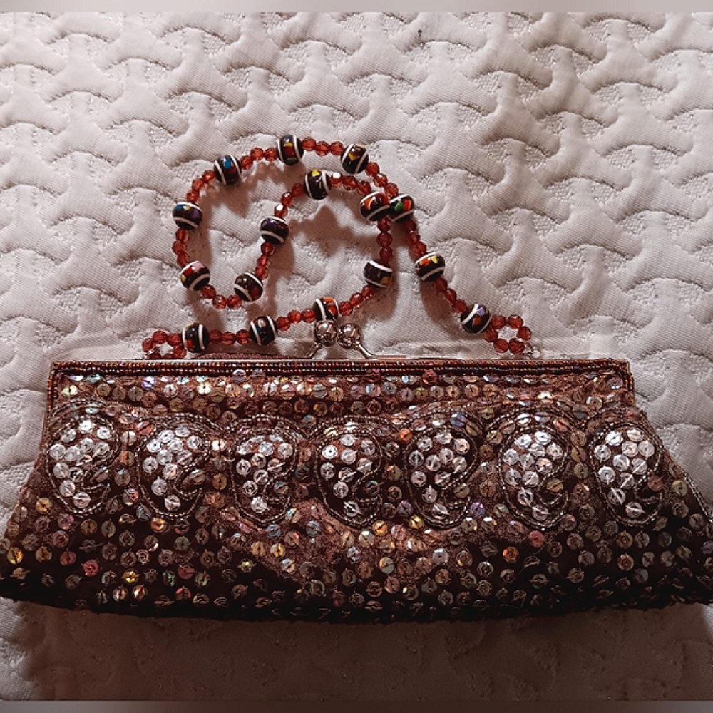 Bijoux Terner Vintage Beaded Evening Bag